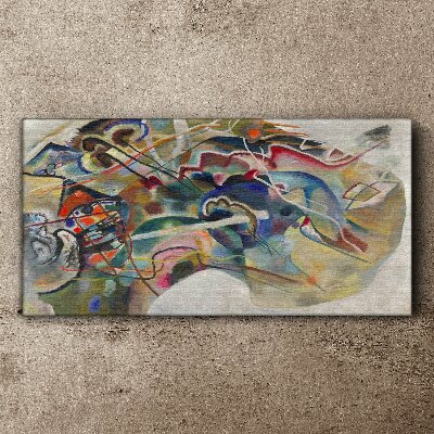 Leinwandbild Zusammenfassung Wassili Kandinsky