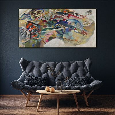 Leinwandbild Zusammenfassung Wassili Kandinsky