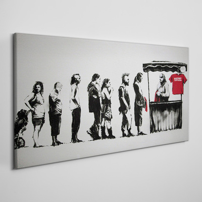 Foto auf leinwand Banksy Festival
