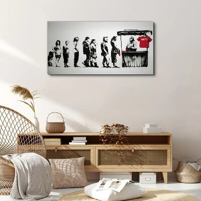 Foto auf leinwand Banksy Festival