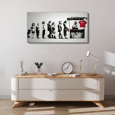 Foto auf leinwand Banksy Festival