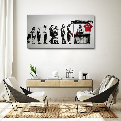 Foto auf leinwand Banksy Festival