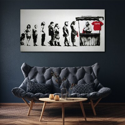Foto auf leinwand Banksy Festival