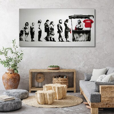 Foto auf leinwand Banksy Festival