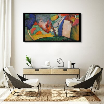 Foto auf leinwand Wasserfall Abstraktion Kandinsky