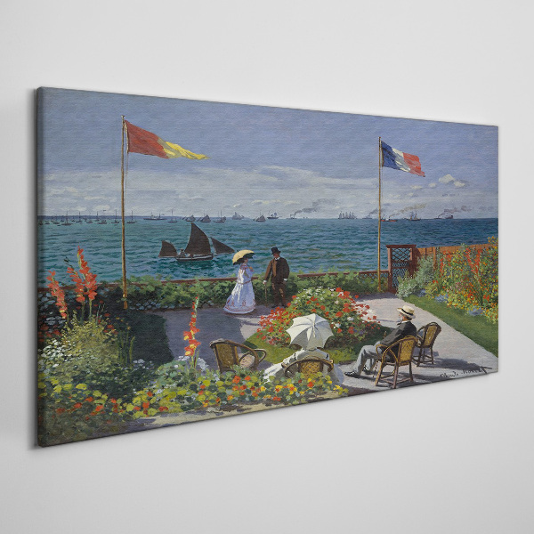 Bild auf leinwand Garten Natur Kunst Monet