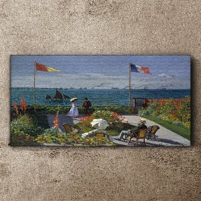 Bild auf leinwand Garten Natur Kunst Monet