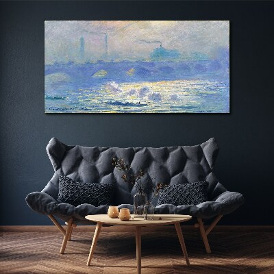 Foto auf leinwand Waterloo-Brücke Monet