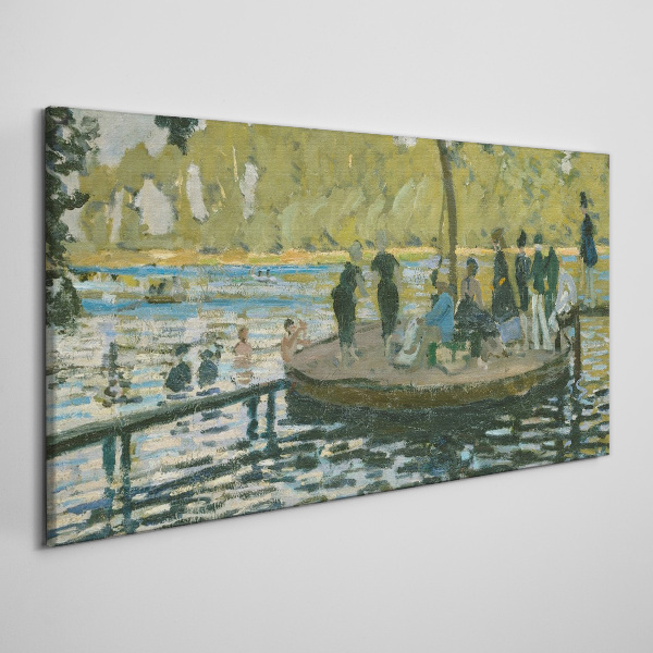 Foto auf leinwand Ein Sommertag am Fluss