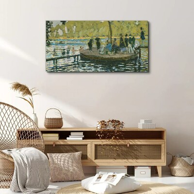 Foto auf leinwand Ein Sommertag am Fluss