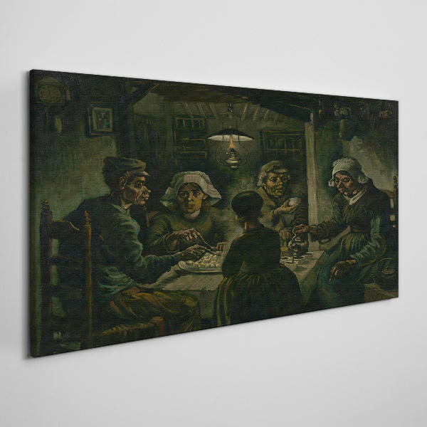 Foto auf leinwand Abendessen in einer Schattenwolke