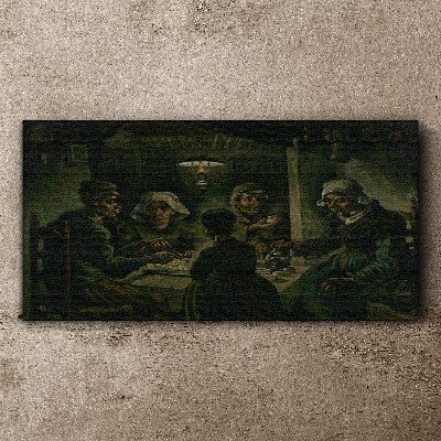 Foto auf leinwand Abendessen in einer Schattenwolke