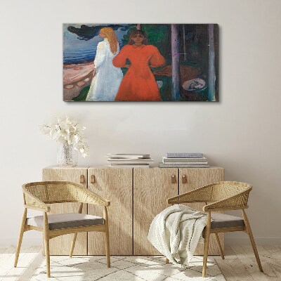Foto auf leinwand Kalter Wind über dem Meer