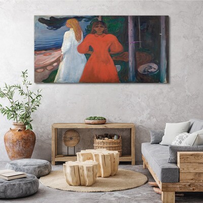 Foto auf leinwand Kalter Wind über dem Meer