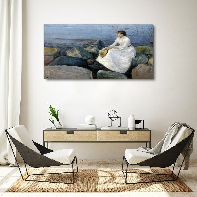 Foto auf leinwand Reflexionen an der Küste