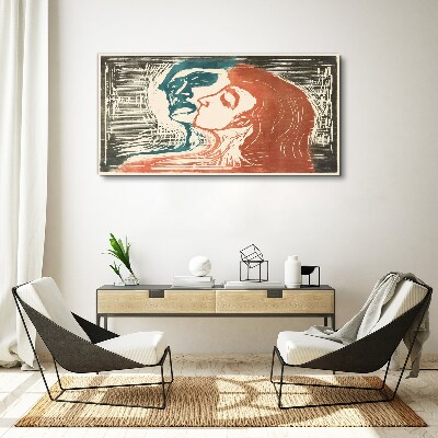 Foto auf leinwand Ein intimer Blick auf Emotionen