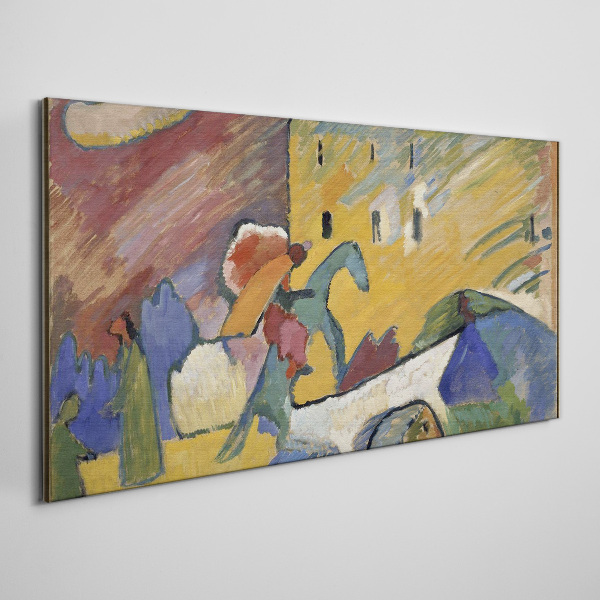 Wandbild Bewegung und Farbe in der Landschaft