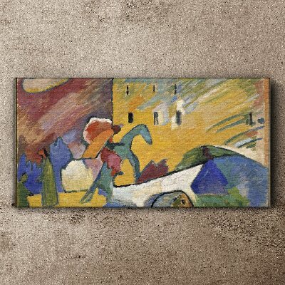 Wandbild Bewegung und Farbe in der Landschaft