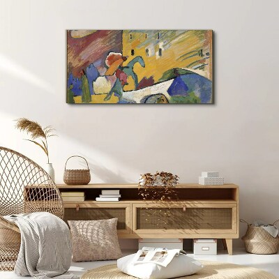 Wandbild Bewegung und Farbe in der Landschaft