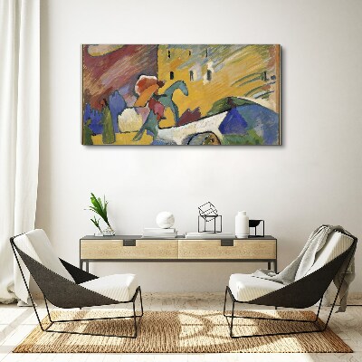Wandbild Bewegung und Farbe in der Landschaft