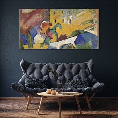 Wandbild Bewegung und Farbe in der Landschaft