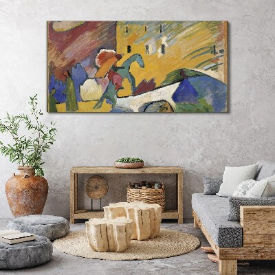 Wandbild Bewegung und Farbe in der Landschaft
