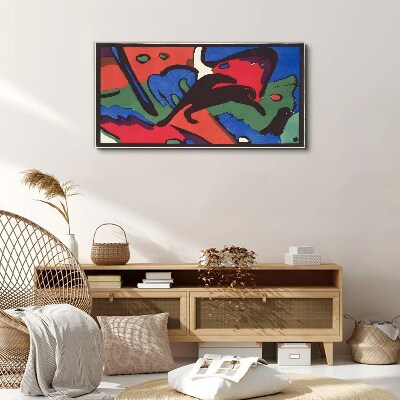 Foto auf leinwand Abstrakte Komposition von Farben
