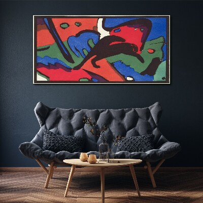Foto auf leinwand Abstrakte Komposition von Farben