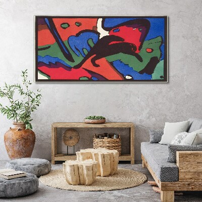 Foto auf leinwand Abstrakte Komposition von Farben