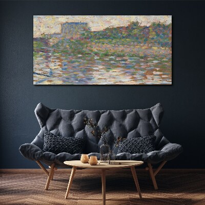 Foto auf leinwand Reflexionen auf dem Wasser