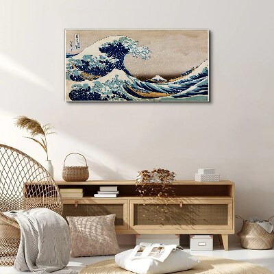 Foto auf leinwand Große Kanagawa-Welle