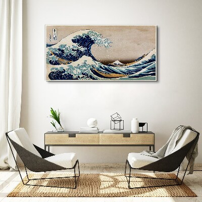 Foto auf leinwand Große Kanagawa-Welle