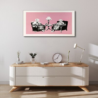 Foto leinwand Omas in Pink