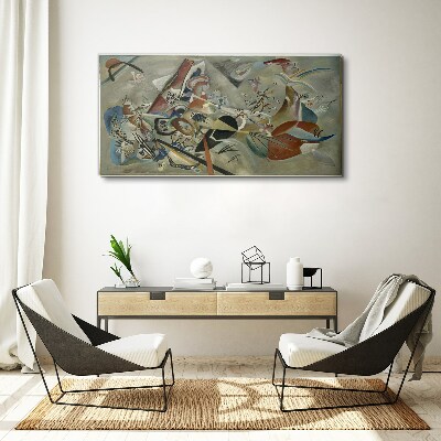Foto auf leinwand Abstrakte Farblandschaft