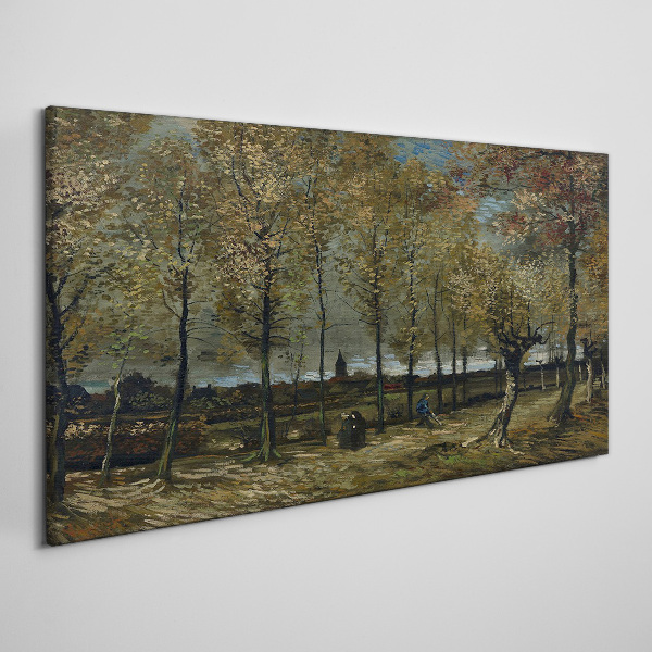 Foto auf leinwand Herbstspaziergang im Park