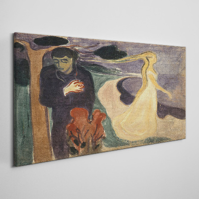 Foto auf leinwand Trennung Edvard Munch