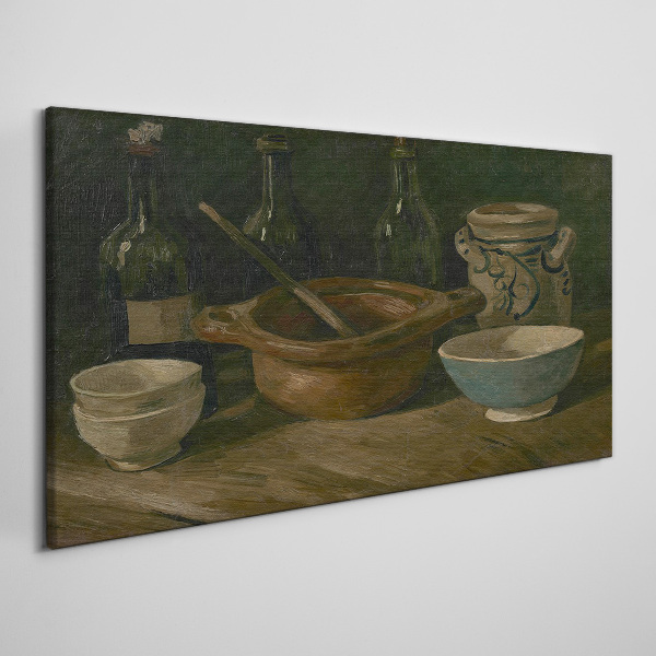 Wandbild Flaschen Keramik Van Gogh