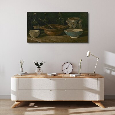 Wandbild Stillleben mit Gefäßen