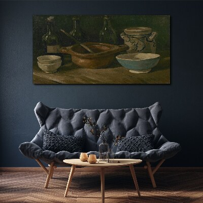 Wandbild Stillleben mit Gefäßen