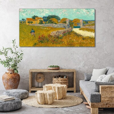 Foto auf leinwand Haus der Provence Van Gogh