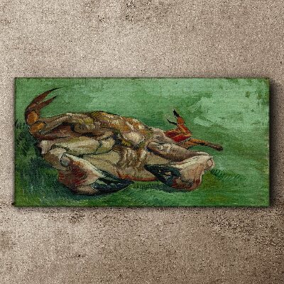 Leinwandbild Krabbe auf dem Rücken Van Gogh