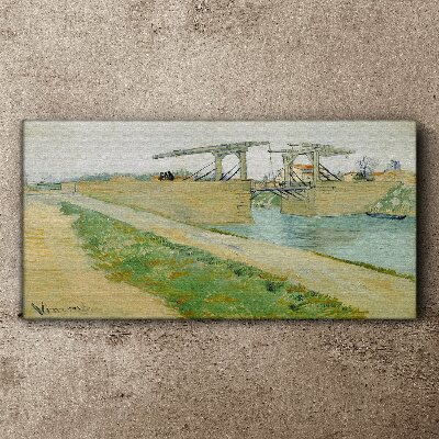 Wandbild Brücken über Wasser