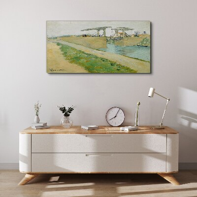 Wandbild Brücken über Wasser