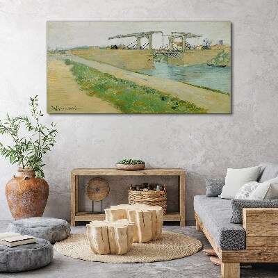 Wandbild Brücken über Wasser