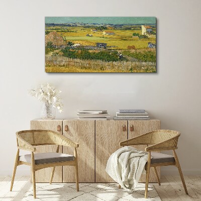 Foto auf leinwand Weizenfeld