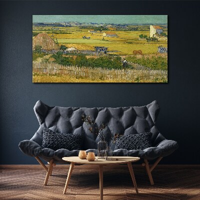 Foto auf leinwand Weizenfeld
