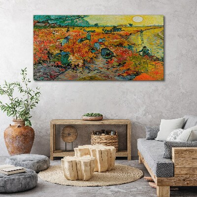 Bild auf leinwand Weizensammler