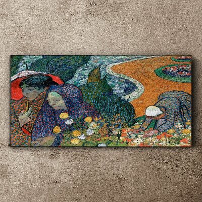 Leinwandbild Garten bei Etten Van Gogh