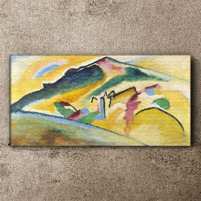 Foto leinwand Die Farben der Berglandschaft