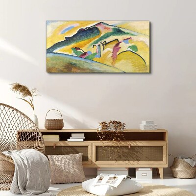 Foto leinwand Die Farben der Berglandschaft
